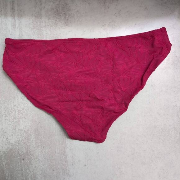 NWT Andie The Bikini Bottom Lava Pink Floral Pattern Brief Size XL - Picture 3 of 8